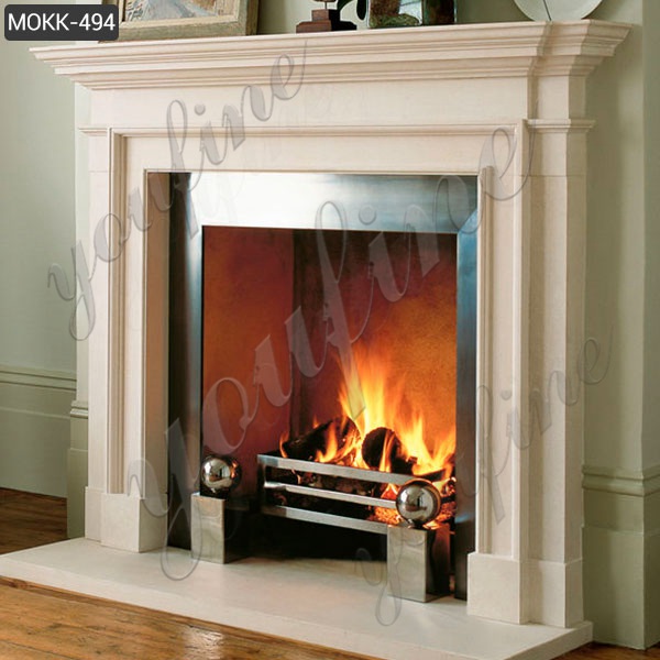 Wholesale Simple Design Home Indoor Decoration Marble Fireplace MOKK-494